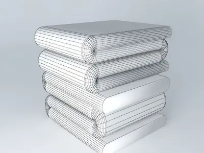 Linens Bent  Bed Sheet Free 3D model