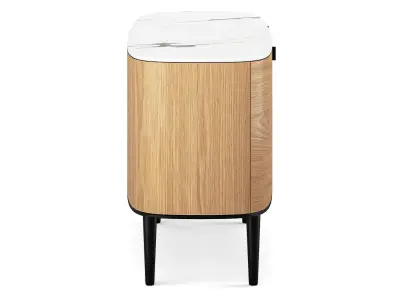 Poliform Symphony Wood Sideboard Free low-poly 3D model