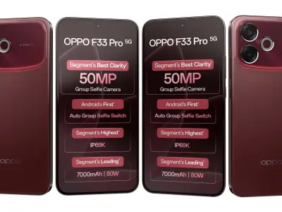 Oppo F33 Pro 5G All Colors 3D model
