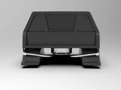 Canopy Off-Road Toyota Pickup Low-poly 3D model