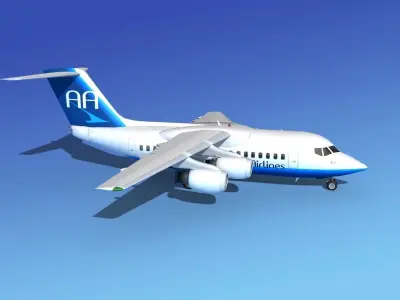 BAe 146-100 Atlantis 3D model
