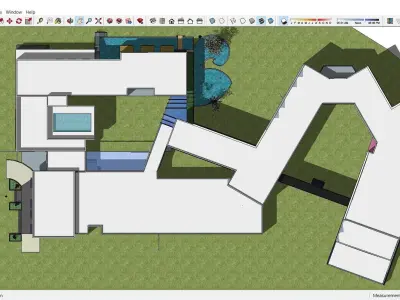 Sketchup Recreational Tourism building AA2 3D model