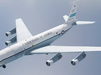 Boeing OC-135B Open Skies - THE SKY SPY - Low-poly 3D model