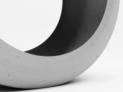 Goodyear Eagle Tire V2 Low-poly 3D model