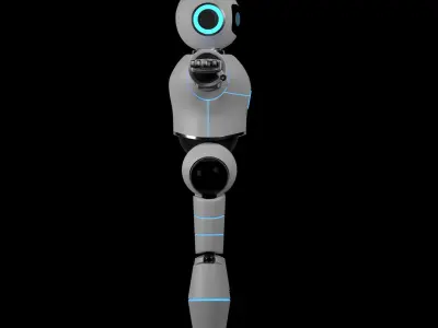 Futuristic Robot High Quality 3D Model 3D model