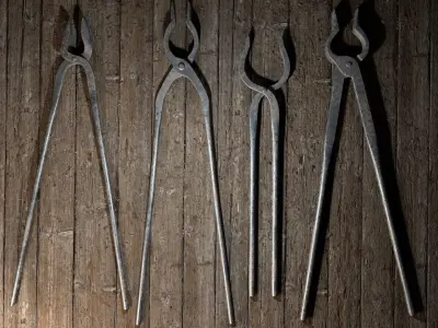 Inquisition - Tools Low-poly 3D model