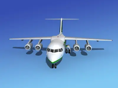 BAe 146-100 Ozark Airlines 3D model