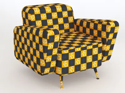 HARRISON ARMCHAIR 01 Free 3D model