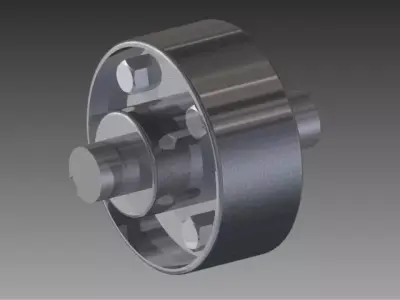 Protected Flange Coupling 3D model