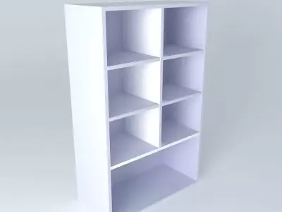 W0DMW bookcase Free 3D model