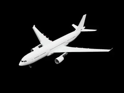 Airbus A300 A310 A330 A340 Pack 3D model
