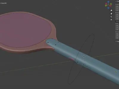 Electric Mosquito Swatter 3D Model 3D model