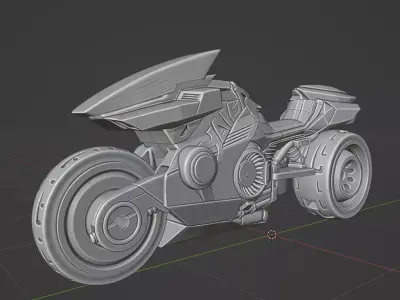 Cyberbike 3D print model