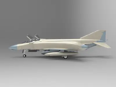 McDonnell Douglas F-4 Phantom II 3D model