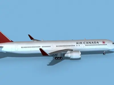 Boeing 767-400 Air Canada 1 3D model