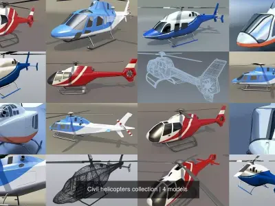 Civil helicopters collection 
