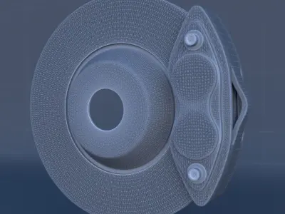 Mercedes Benz Brakes 3D model