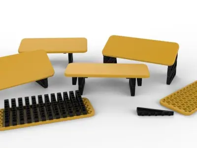Bench Go Free 3D print model