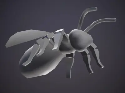 HIE Game ready Bee D180813 Low-poly 3D model