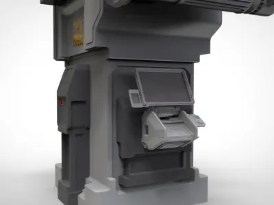 sci fi props 1 3D model