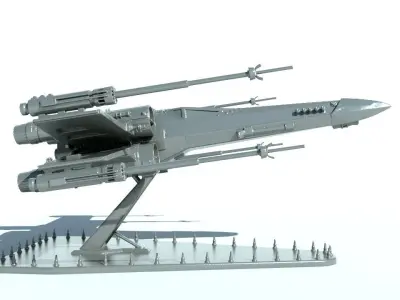 X-WING for 3Dprint 3D print model