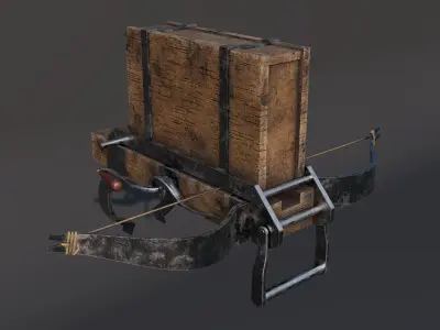 Berserker Crossbow 3D Model Low-poly 3D model