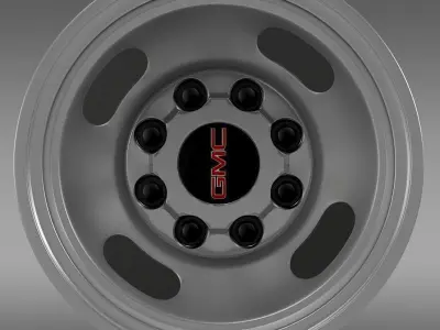 GMC Sierra 3500HD 2008 2 rim 3D model