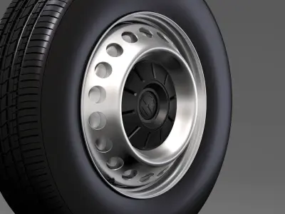WV Crafter Chassi wheel 2017 3D model