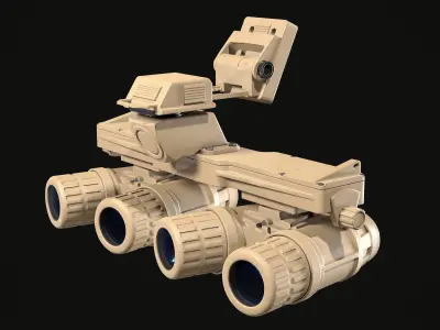 Night Vision Goggles PBG Game Ready Low-poly 3D model
