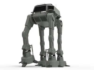 Concept walker for zombie apocalypses 2 3D model