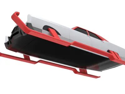 Car of Santa Scale 1 to 25 3D print model