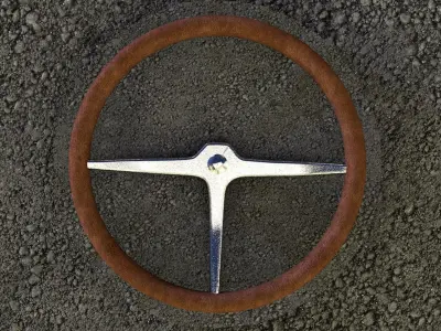 Steering Wheel 4K Free 3D model