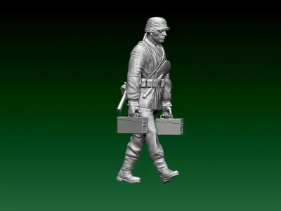 Soldier German 3D print model