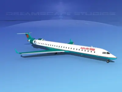 Bombardier CRJ1000 America West 3D model