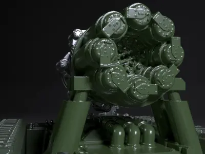 Legendary Battle Tank for 3Dprint 3D print model