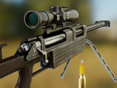 Arbiter 20mm Low-poly 3D model