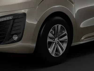 Opel Zafira Life 2019 wheel 3D model