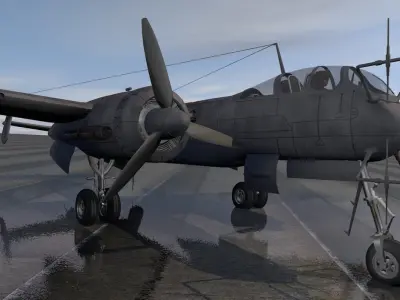 Heinkel He-219 A-7 Uhu Nachtjager 3D model