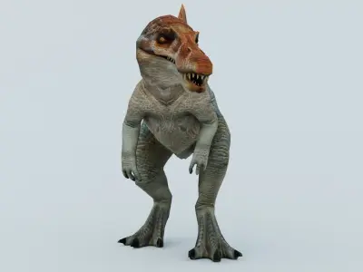 Spinosaurus dinosaur 3D model