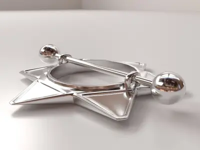 Sheriff Badge 3D model