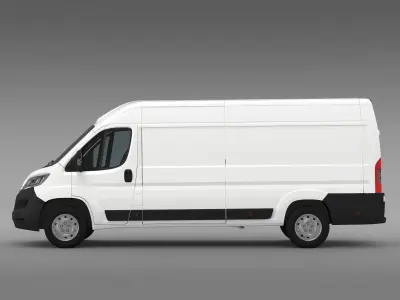 Citroen Relay Van L4H2 2017 3D model