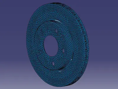 Disk brake Mercedes-Benz Class A160 Free 3D model