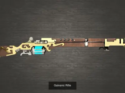 Premium Guns 3D Model Pack