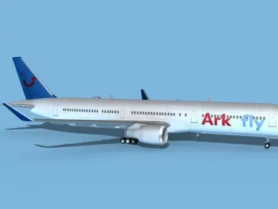Boeing 767-400 Arkfly 3D model