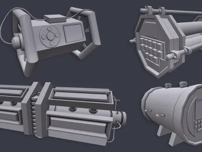 Bomb Base Mesh 3D model