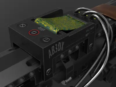 m4 military Fps - Tps Low-poly 3D model