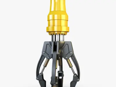 Hydraulic grab v 3 3D model