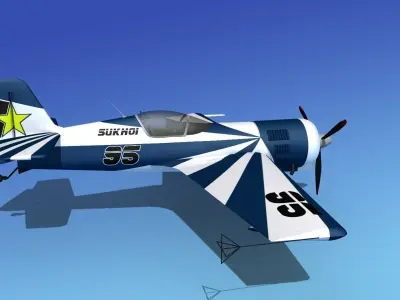 Sukhoi SU-26 Aerobat V14 3D model