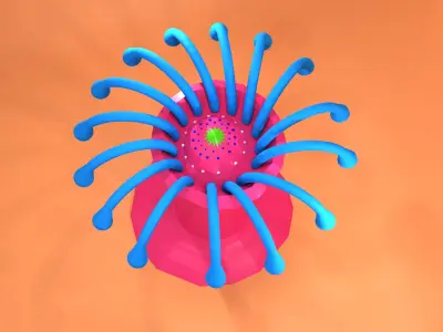 Under Water Sea Plant- Free low-poly 3D model