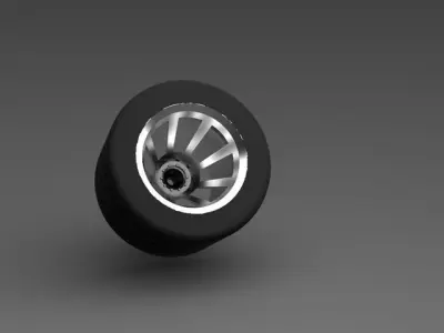 toy wheel Free 3D model